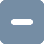 Minus Square S SVG Icon